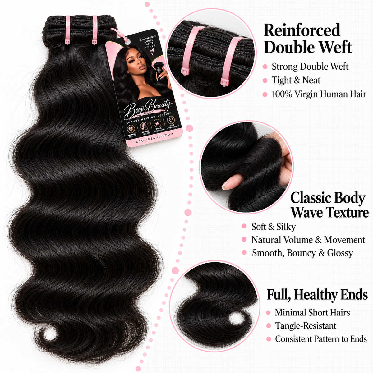 Booji Body Wave - Hair Bundle