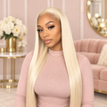 Bossy Blonde Straight – Custom HD Lace Wig