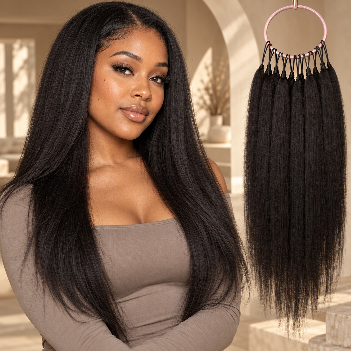 Booji Human Hair Crochet Extensions