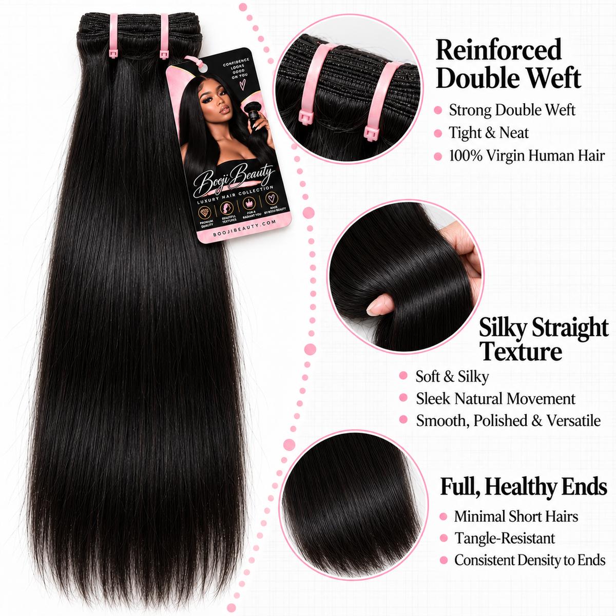 Sexy Snob Straight - Hair Bundle