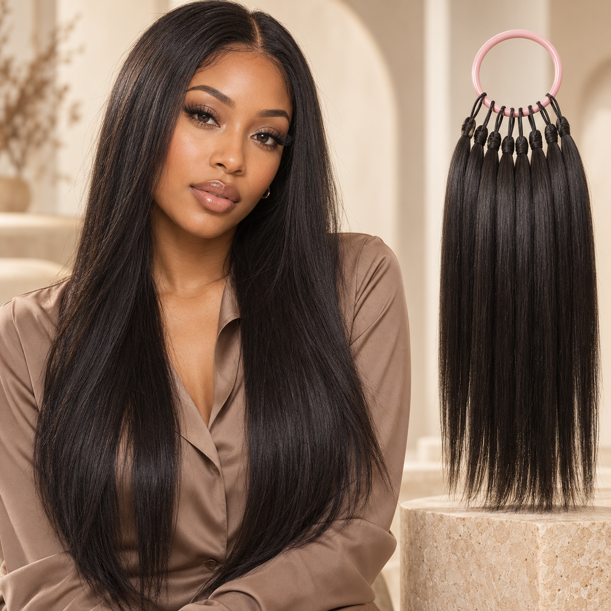 Booji Human Hair Crochet Extensions
