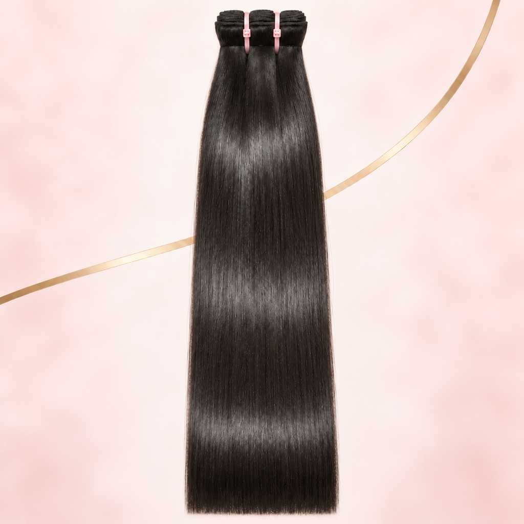 Sultry Bone Straight – Super Double Drawn- Hair Bundle